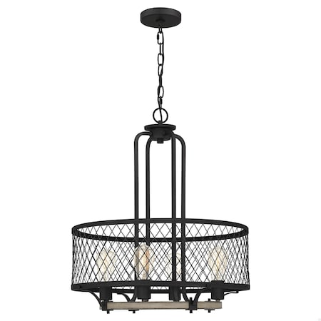 Quoizel Benton 4-Light Distressed Iron Pendant BEO2821DO